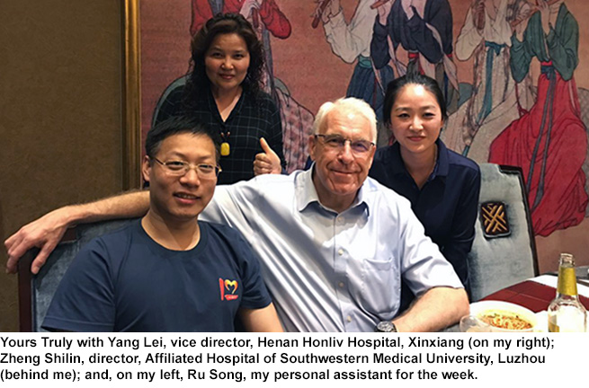 It’s all “shuang” in China Roger Watson with friends