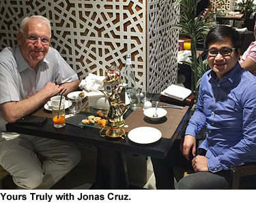 Roger Watson with Jonas Cruz