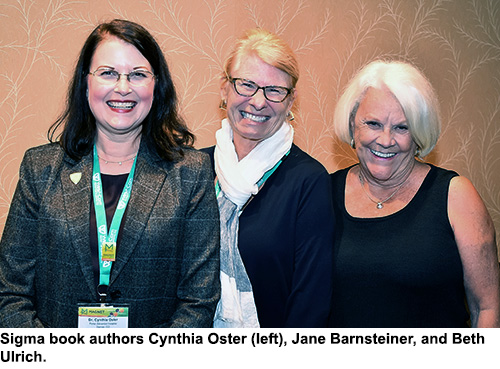 Cynthia Oster, Jane Barnsteiner, Beth Ulrich.
