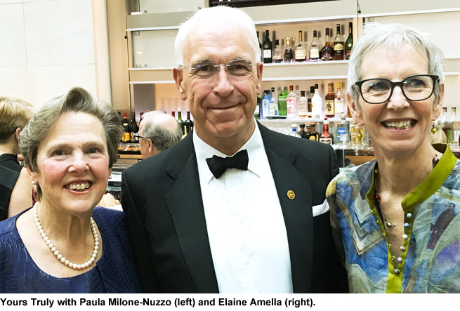 Roger Watson with Paula Milone-Nuzzo and Elaine Amelia