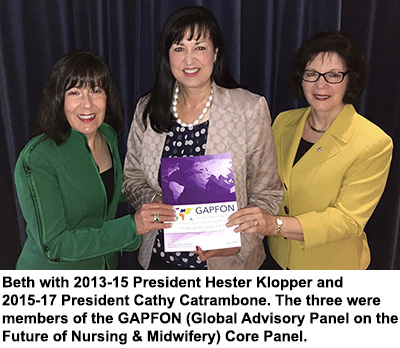 Beth Tigges, Hester Klopper, Cathy Catrambone