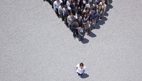 Group of people standing outside