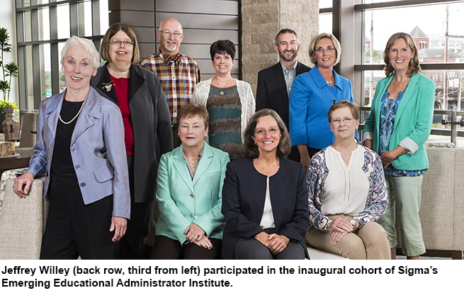 Jeffrey Willey participated in the inaugural cohort of Sigma’s Emerging Educational Administrator Institute.