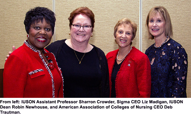Reception at AONE honors Sigma’s CEO Sharron Crowder, Liz Madigan, Robin Newhouse, Deb Trautman