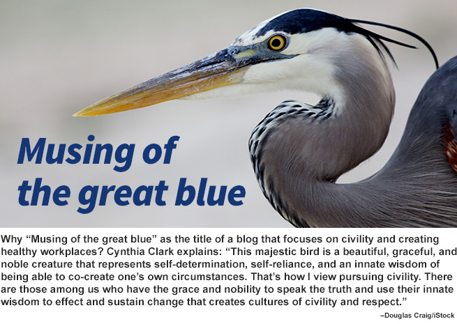 Musing of the great blue blog