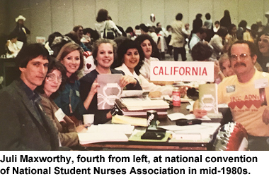 Juli Maxworthy with National Student Nurses Association