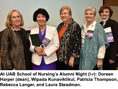 Doreen Harper, Wipada Kunaviktikul, Patricia Thompson, Rebecca Langer, and Laura Steadman.